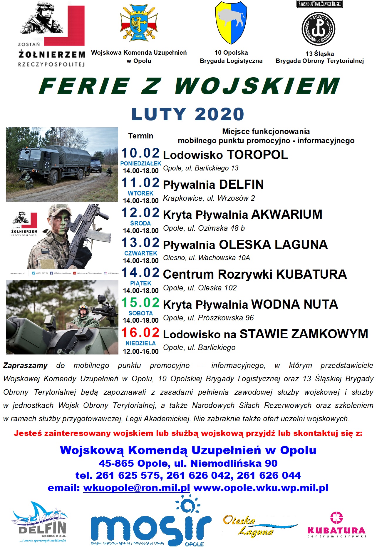 Plakat Zostan zolnierzem RP LUTY 2020